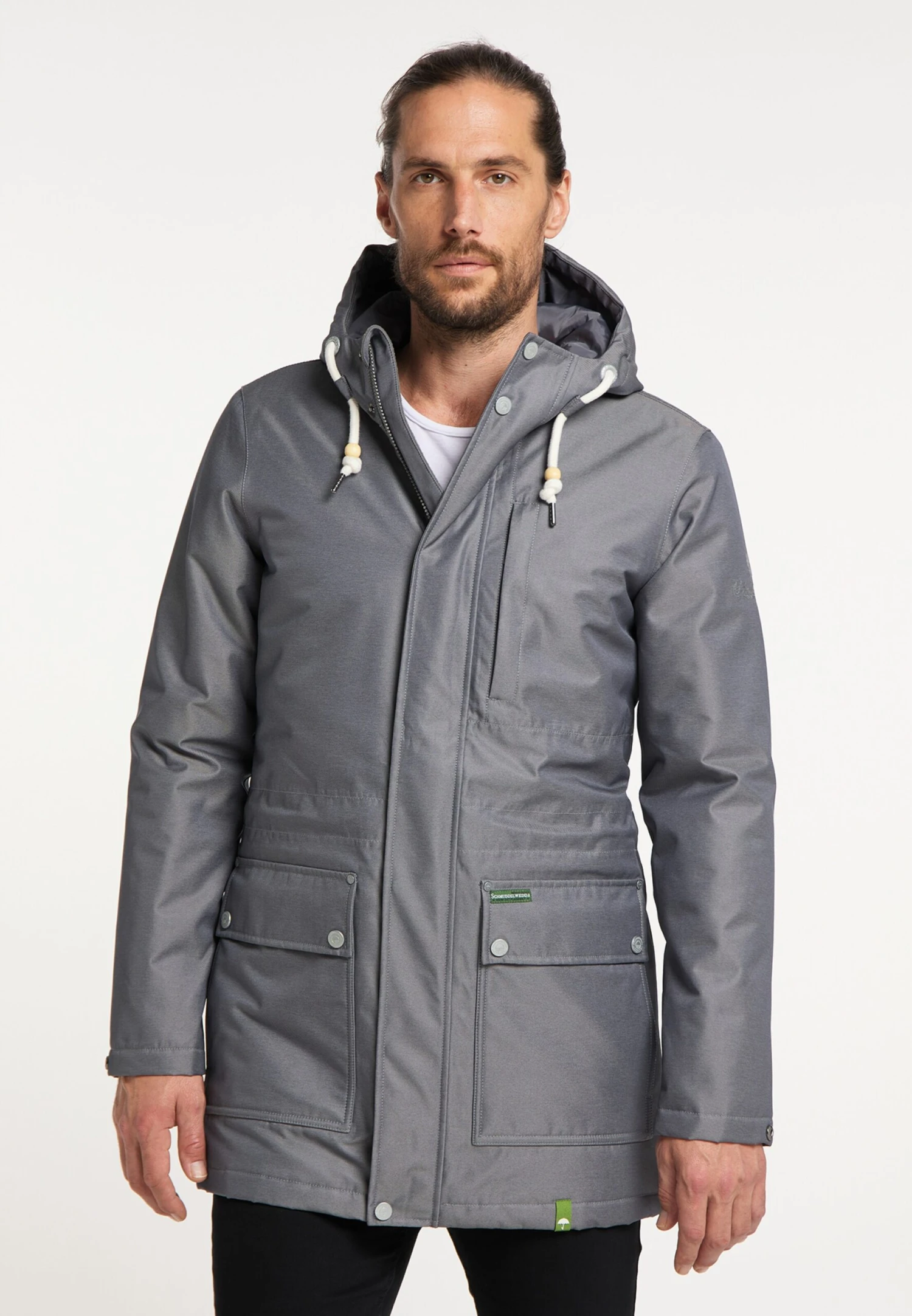 Schmuddelwedda Outdoor Jassen Functionele Jas Heren Grijs Gemêleerd 4 Schmuddelwedda Outdoor Jassen Functionele Jas Heren Grijs Gemêleerd - Afbeelding 2