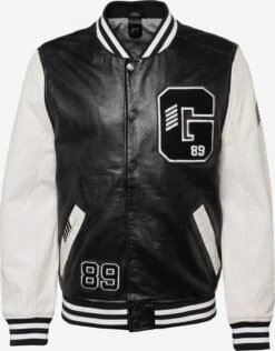 GIPSY Leren Jassen Tussenjas Bluno Heren Zwart