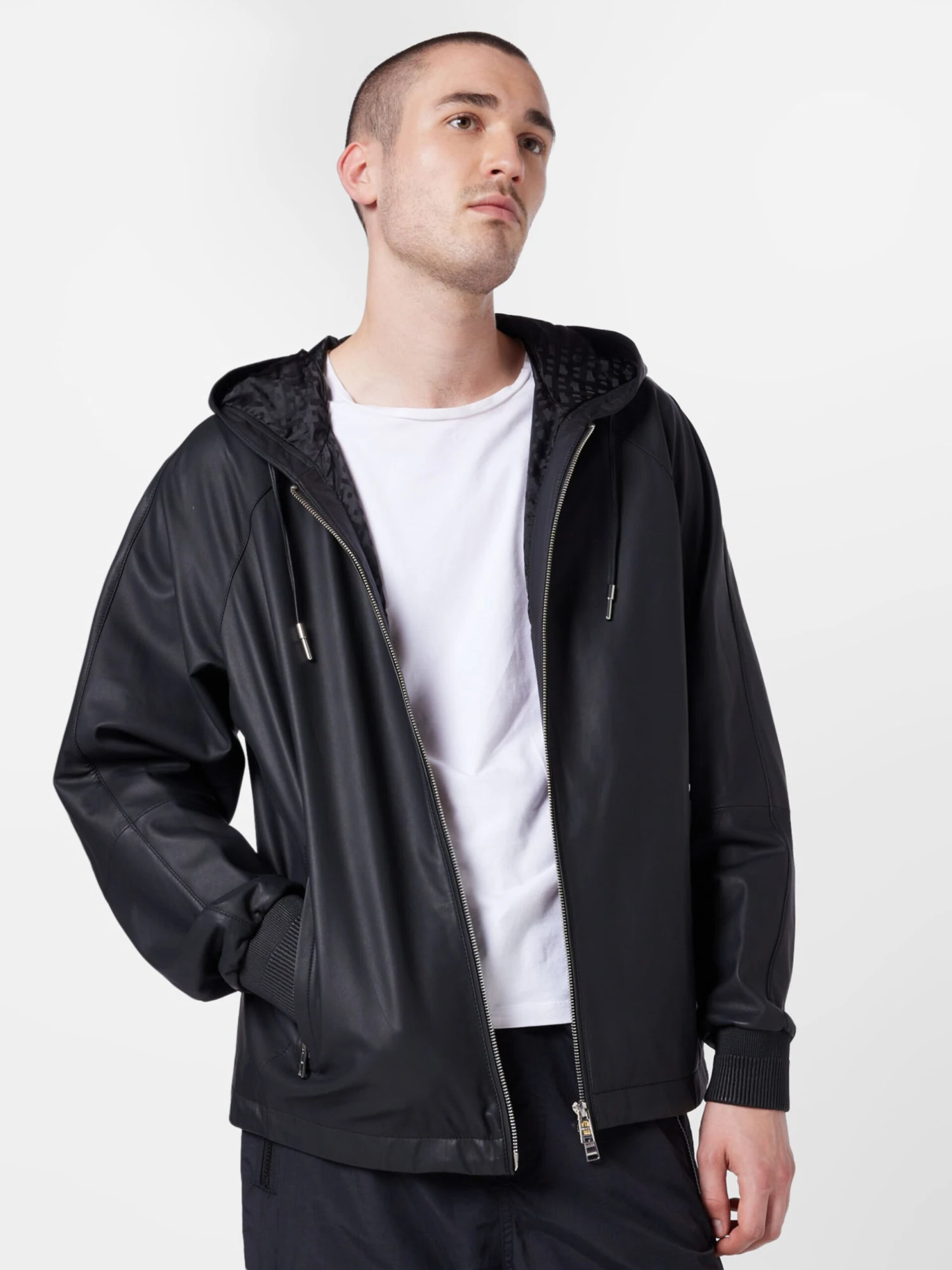 Leren Jassen Tussenjas Montago Heren Zwart 5 Leren Jassen Tussenjas Montago Heren Zwart - Afbeelding 3