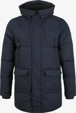 Solid Parkas Winterparka Anato Heren Blauw