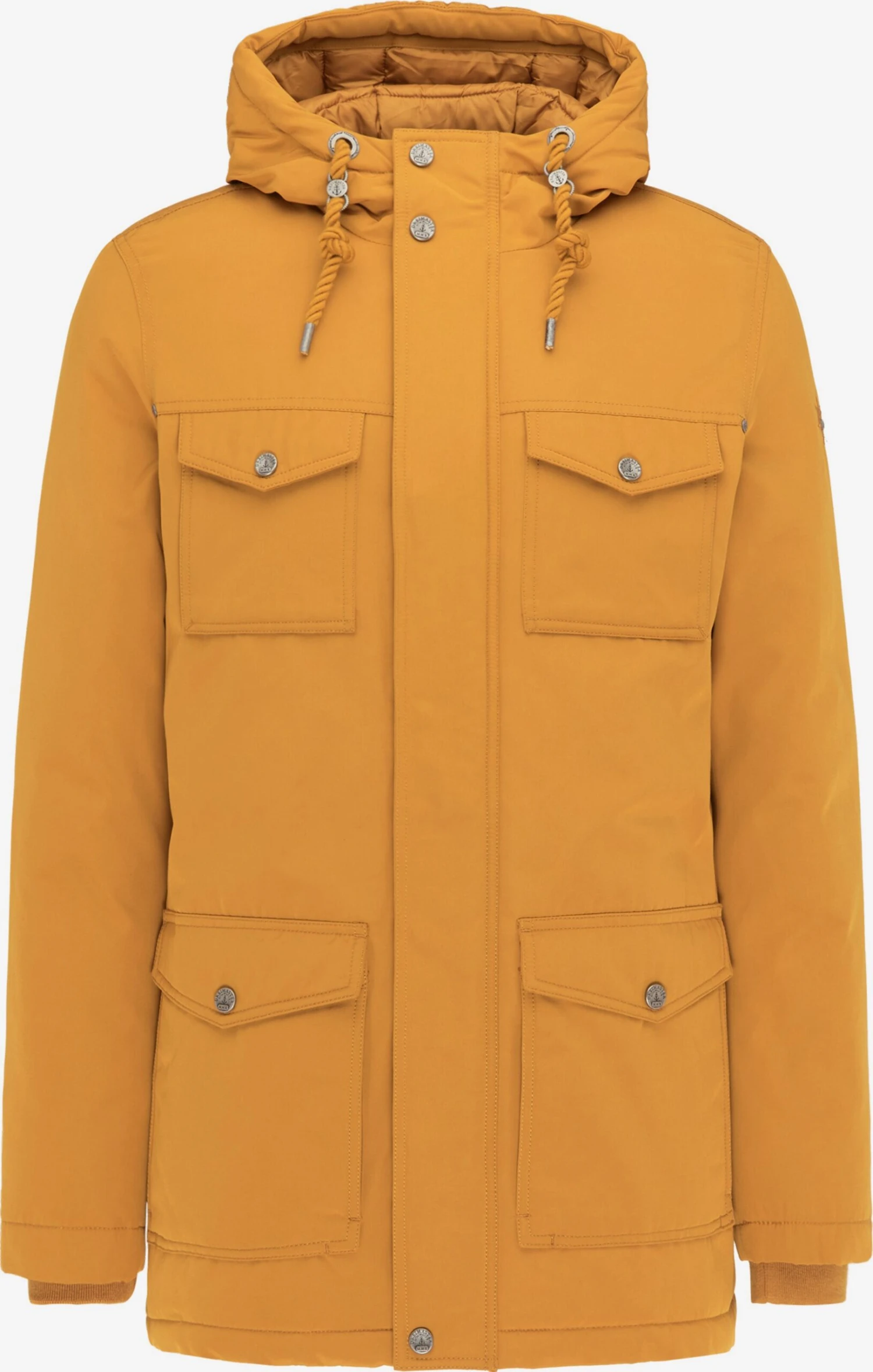 DreiMaster Vintage Parkas Winterparka Heren Mosterd 3 DreiMaster Vintage Parkas Winterparka Heren Mosterd