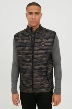 Indicode Jeans Bodywarmers Bodywarmer DAVIDE Heren Groen -Jack & Jones Winkel 0d870eb1fd3330edb1b8cb9566c2bd47