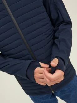 Jack & Jones Tussenjassen Tussenjas Toby Heren Navy -Jack & Jones Winkel 1119e7d12a292f019fc407b359b9ad72