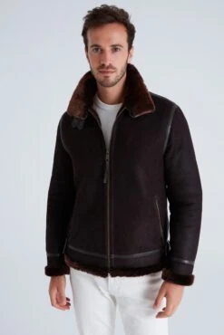 Leren Jassen Tussenjas PAWEL Heren Bruin