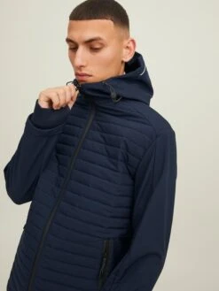 Jack & Jones Tussenjassen Tussenjas Toby Heren Navy -Jack & Jones Winkel 11b0667301bd301245d8bb31c944f94d