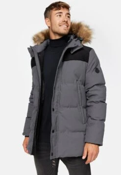 Indicode Jeans Parkas Winterparka Hexyl Heren Donkergrijs -Jack & Jones Winkel 12c422ce80ca35bb2e2cbb0a221518fd