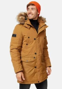 Indicode Jeans Parkas Winterparka Jarl Heren Bruin -Jack & Jones Winkel 131040baf7c87c616ea18607687715df