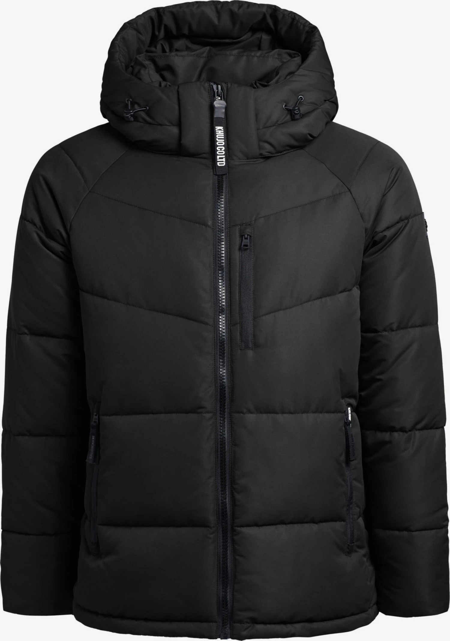 Khujo Winterjassen Winterjas Croon Heren Zwart 3 Khujo Winterjassen Winterjas Croon Heren Zwart