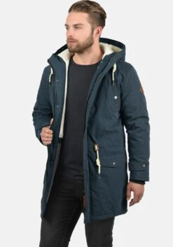 Parkas Winterparka SOLID Dry Parka Heren Blauw -Jack & Jones Winkel 14afce14a9566ddb1069853fe52ece70