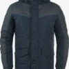 Solid Parkas Winterparka Heren Blauw / Navy / Donkerblauw