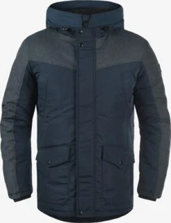 Solid Parkas Winterparka Heren Blauw / Navy / Donkerblauw