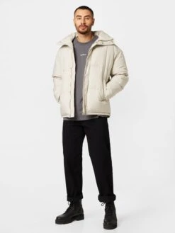 Winterjassen Winterjas Heren Lichtgrijs -Jack & Jones Winkel 16bb0b18327bf0c616ef7731d1e15d38