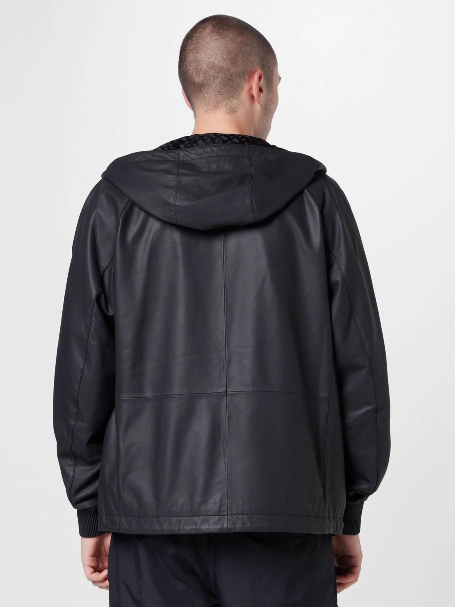 Leren Jassen Tussenjas Montago Heren Zwart 6 Leren Jassen Tussenjas Montago Heren Zwart - Afbeelding 4