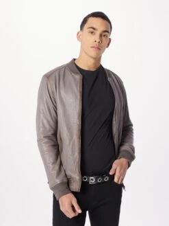 Freaky Nation Leren Jassen Tussenjas Marlon Heren Taupe -Jack & Jones Winkel 17dad8d8fdb122bfccd6b99ca4e058b4