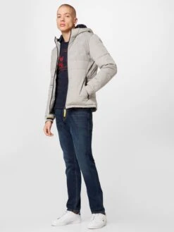 Jack & Jones Tussenjassen Tussenjas BERG Heren Lichtgrijs -Jack & Jones Winkel 186f53333502375596bbb5afe974a915