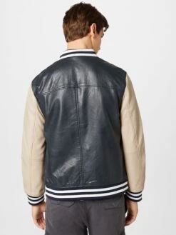 GIPSY Leren Jassen Tussenjas Heren Nachtblauw -Jack & Jones Winkel 18f953efe27bf294701ea263a5b08c2c