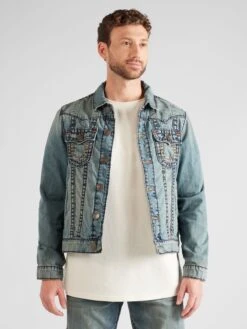 True Religion Spijkerjassen Tussenjas JIMMY Heren Blauw -Jack & Jones Winkel 196a839ab659618e3004693d7e2b59ca