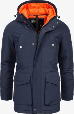 Indicode Jeans Parkas Winterparka Heren Navy