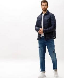 BRAX Tussenjassen Tussenjas Clint Heren Donkerblauw -Jack & Jones Winkel 19cccbc3c0b70d5474a2f92afdd92f01