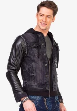 Cipo & Baxx Spijkerjassen Tussenjas Blox Heren Zwart -Jack & Jones Winkel 1adb2bb4872b2c1a44bcf75a130a8985