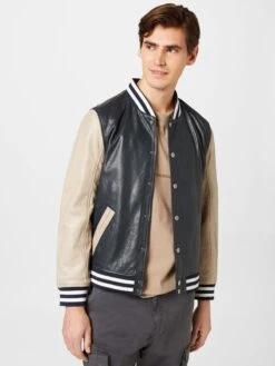 GIPSY Leren Jassen Tussenjas Heren Nachtblauw -Jack & Jones Winkel 1eef60e546b5fbcf0a938594cd5068c3