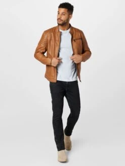Maze Leren Jassen Tussenjas Rocha Heren Cognac -Jack & Jones Winkel 206fed8cfee26c39ec2c113a3b00c29b