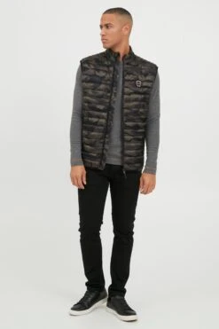 Indicode Jeans Bodywarmers Bodywarmer DAVIDE Heren Groen -Jack & Jones Winkel 22ef8a57e0a98f298b6335fe66eb630a