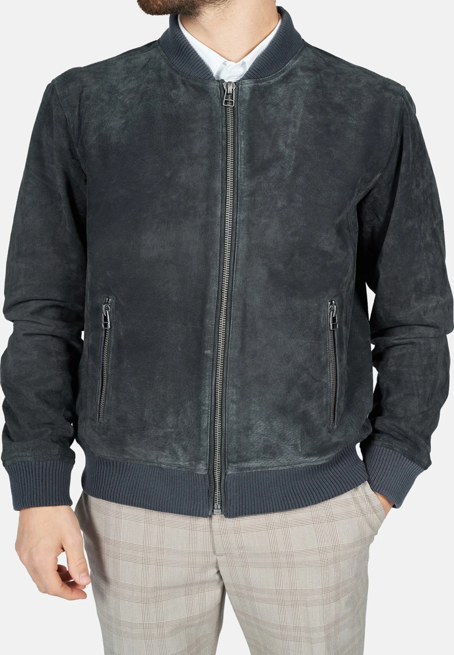 Freaky Nation Leren Jassen Regular Fit Tussenjas Ted Heren Antraciet 10 Freaky Nation Leren Jassen Regular Fit Tussenjas Ted Heren Antraciet - Afbeelding 8