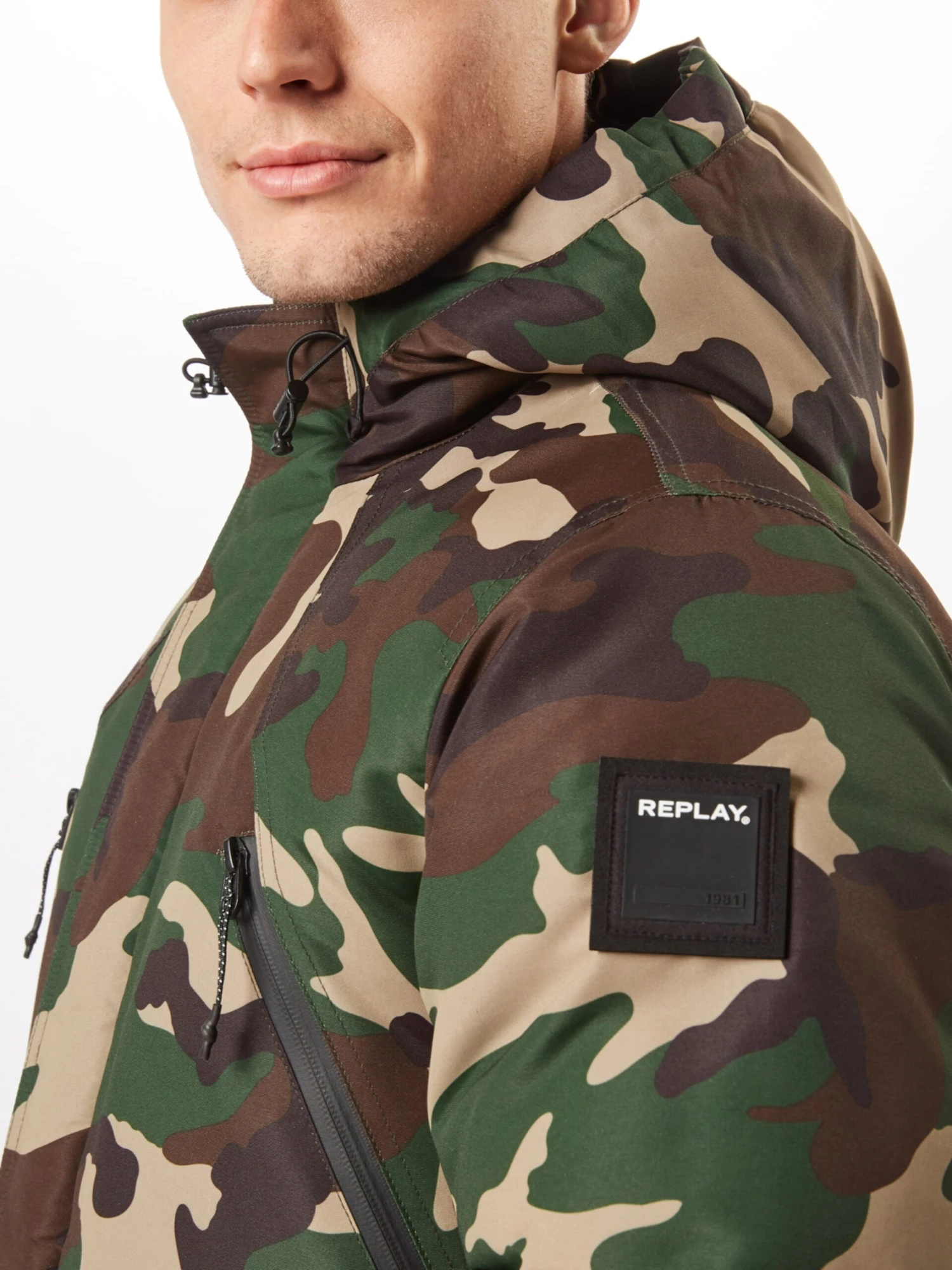 Replay Winterjassen Winterjas Heren Groen 4 Replay Winterjassen Winterjas Heren Groen - Afbeelding 2