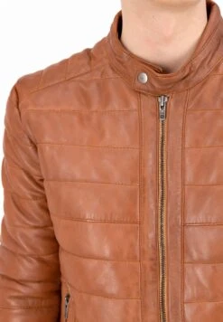 Leren Jassen Tussenjas Phoenix Heren Cognac -Jack & Jones Winkel 25c984df27a0c76ef1b4057dd300e71b