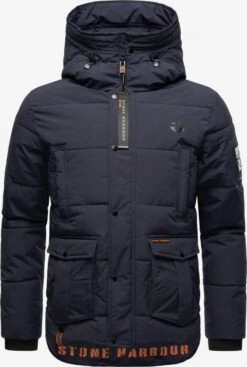 Winterjassen Winterjas Admaroo Heren Navy