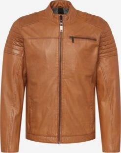 Maze Leren Jassen Tussenjas Rocha Heren Cognac