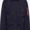 Indicode Jeans Parkas Winterparka Leake Heren Zwart