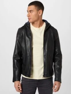 Freaky Nation Leren Jassen Tussenjas The Hood-FN Heren Zwart -Jack & Jones Winkel 2d126ab5cd8ddfe7b2fc4ac5033fbd1b