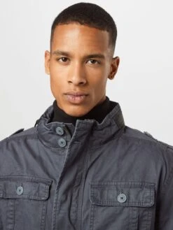 Brandit Tussenjassen Tussenjas Britannia Heren Duifblauw -Jack & Jones Winkel 2f90add71cdffc2549855f311495236f