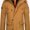 Indicode Jeans Parkas Winterparka Jarl Heren Bruin