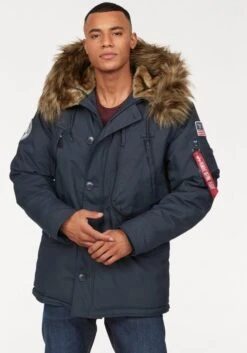 Alpha Industries Parkas Winterparka Polar Heren Nachtblauw -Jack & Jones Winkel 30c81c3c201faad44cda43ee00ca121d