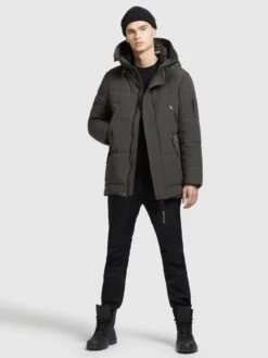 Khujo Winterjassen Winterjas Fank Heren Donkergroen -Jack & Jones Winkel 36d86d310f7f2850bb358881fce17242