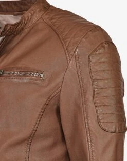Mustang Leren Jassen Tussenjas 31021311 Heren Cognac -Jack & Jones Winkel 37a5b71599f95e45c4cf5ba2818bdf09