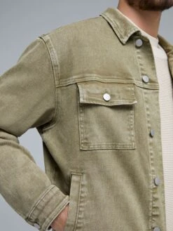 Spijkerjassen Tussenjas Francesco Heren Groen -Jack & Jones Winkel 3a1faef8d34249c74a4a88a3596a0f52