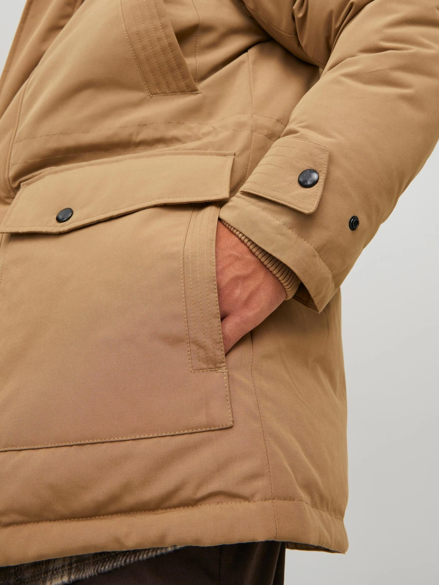 Jack & Jones Parkas Winterparka Mash Heren Chamois 8 Jack & Jones Parkas Winterparka Mash Heren Chamois - Afbeelding 6