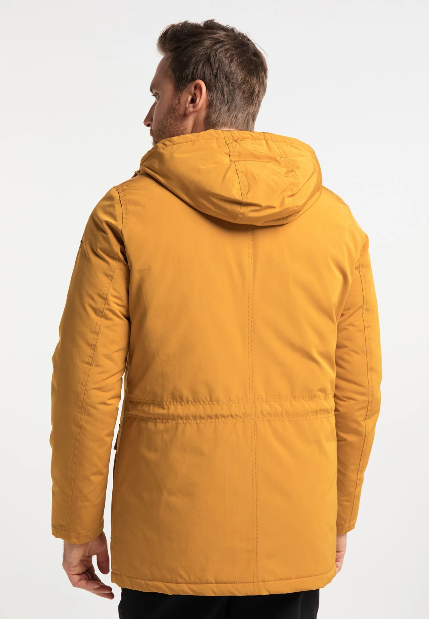 DreiMaster Vintage Parkas Winterparka Heren Mosterd 5 DreiMaster Vintage Parkas Winterparka Heren Mosterd - Afbeelding 3