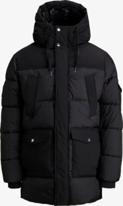 Jack & Jones Parkas Winterparka Jorpanden Heren Zwart