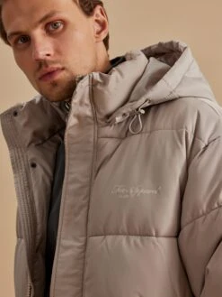 Winterjassen Winterjas Alessio Heren Beige -Jack & Jones Winkel 3ef6eaf412df3530cb371d84dede44b3
