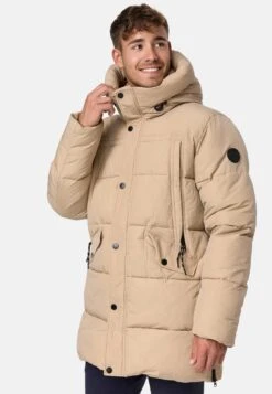 Indicode Jeans Parkas Winterparka Kasper Heren Beige -Jack & Jones Winkel 410399bfb47cbaa89b8a86ff2a842675