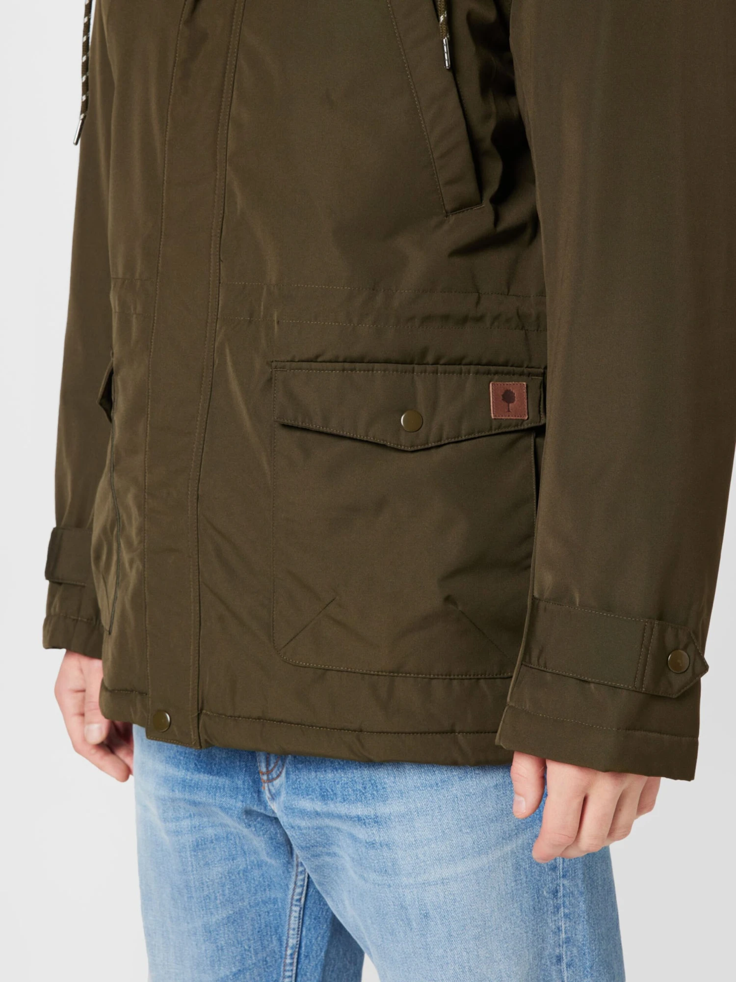 Faguo Parkas Winterparka VERNON Heren Kaki 4 Faguo Parkas Winterparka VERNON Heren Kaki - Afbeelding 2