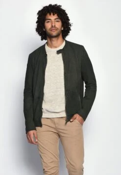 Maze Leren Jassen Tussenjas Brunswick Heren Groen -Jack & Jones Winkel 49e3308b7ddcb8c07f4a024066bc7ed7