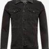 Denim Project Spijkerjassen Regular Fit Tussenjas Heren Zwart