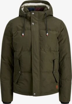 Jack & Jones Winterjassen Winterjas Timo Heren Donkergroen