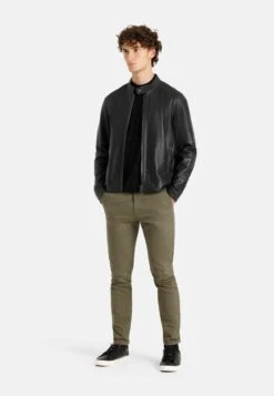 Leren Jassen Tussenjas Toto Heren Zwart -Jack & Jones Winkel 4c50523e757d9e83cbc62ec989db263c